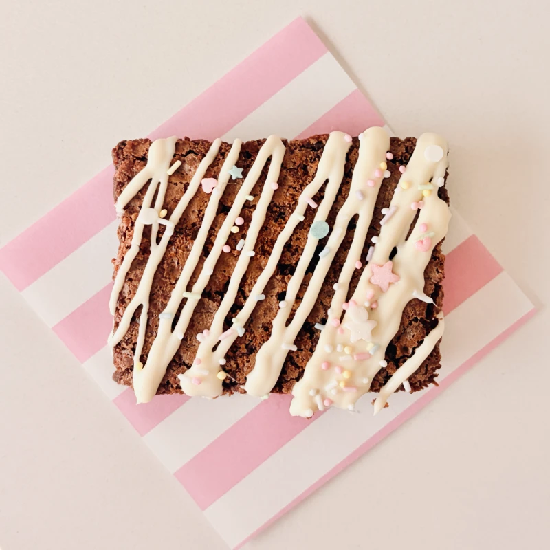 Chocolate Fudge Brownie met Sprinkles